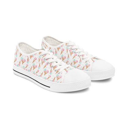 White Ice Cream Low Top Sneakers