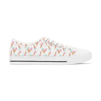 White Ice Cream Low Top Sneakers