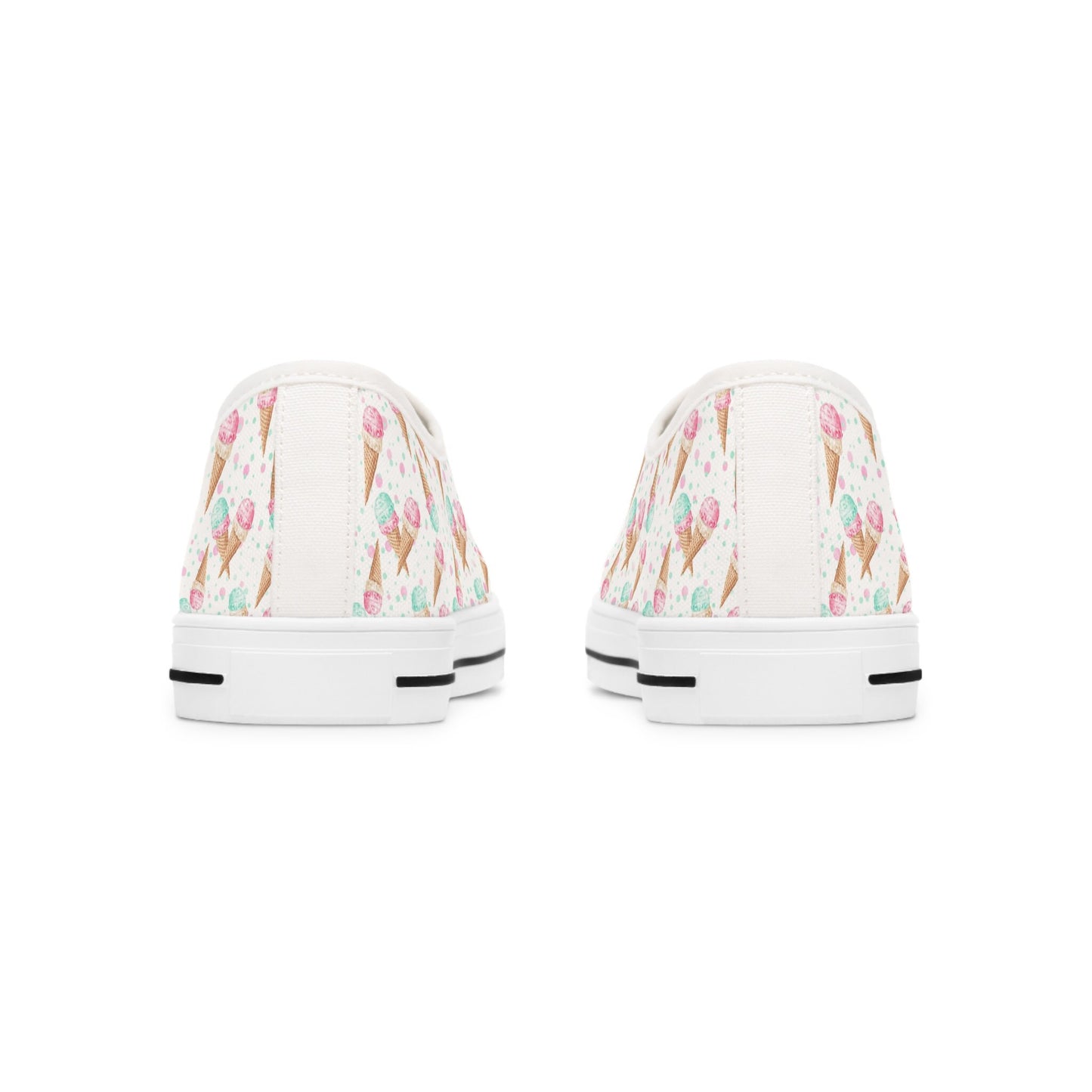 White Ice Cream Low Top Sneakers