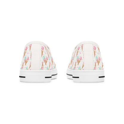 White Ice Cream Low Top Sneakers