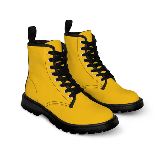 Mens Fit Pride Canvas Boots Collection - Yellow