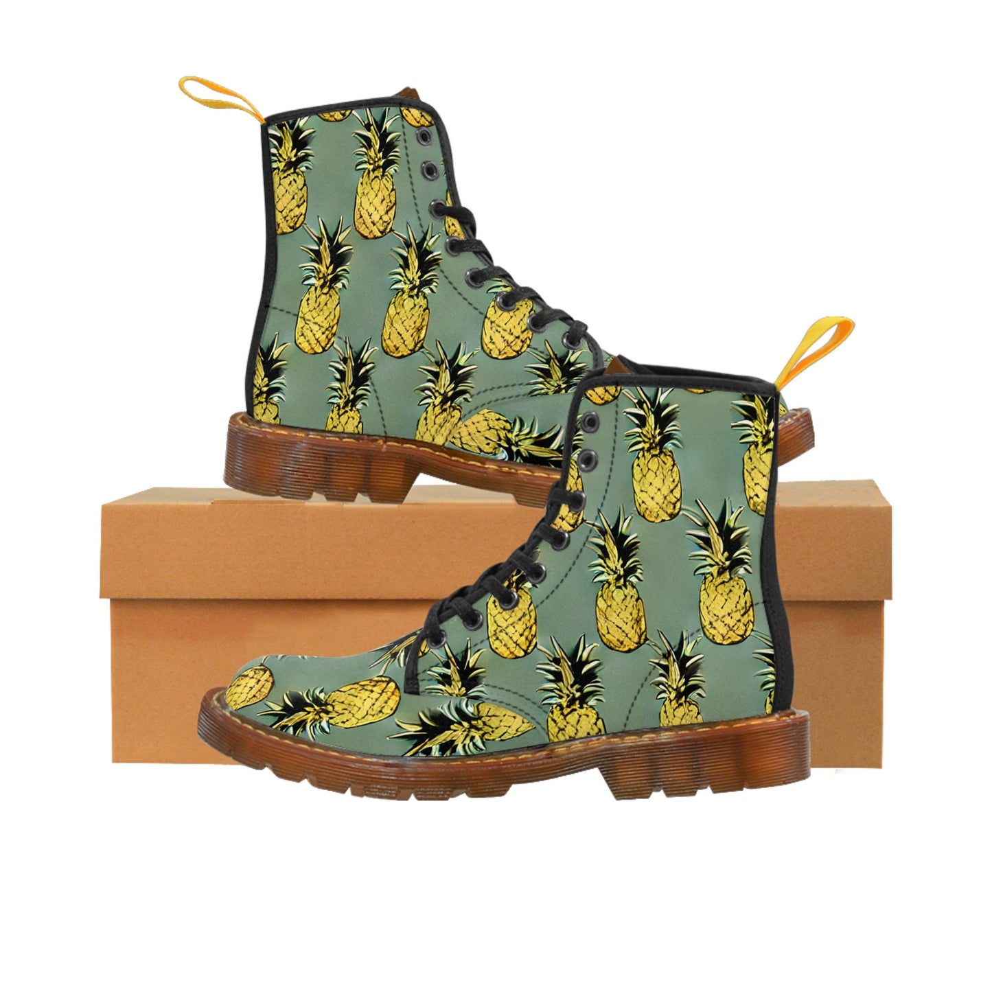 Pineapple Upsidedown Canvas Boots