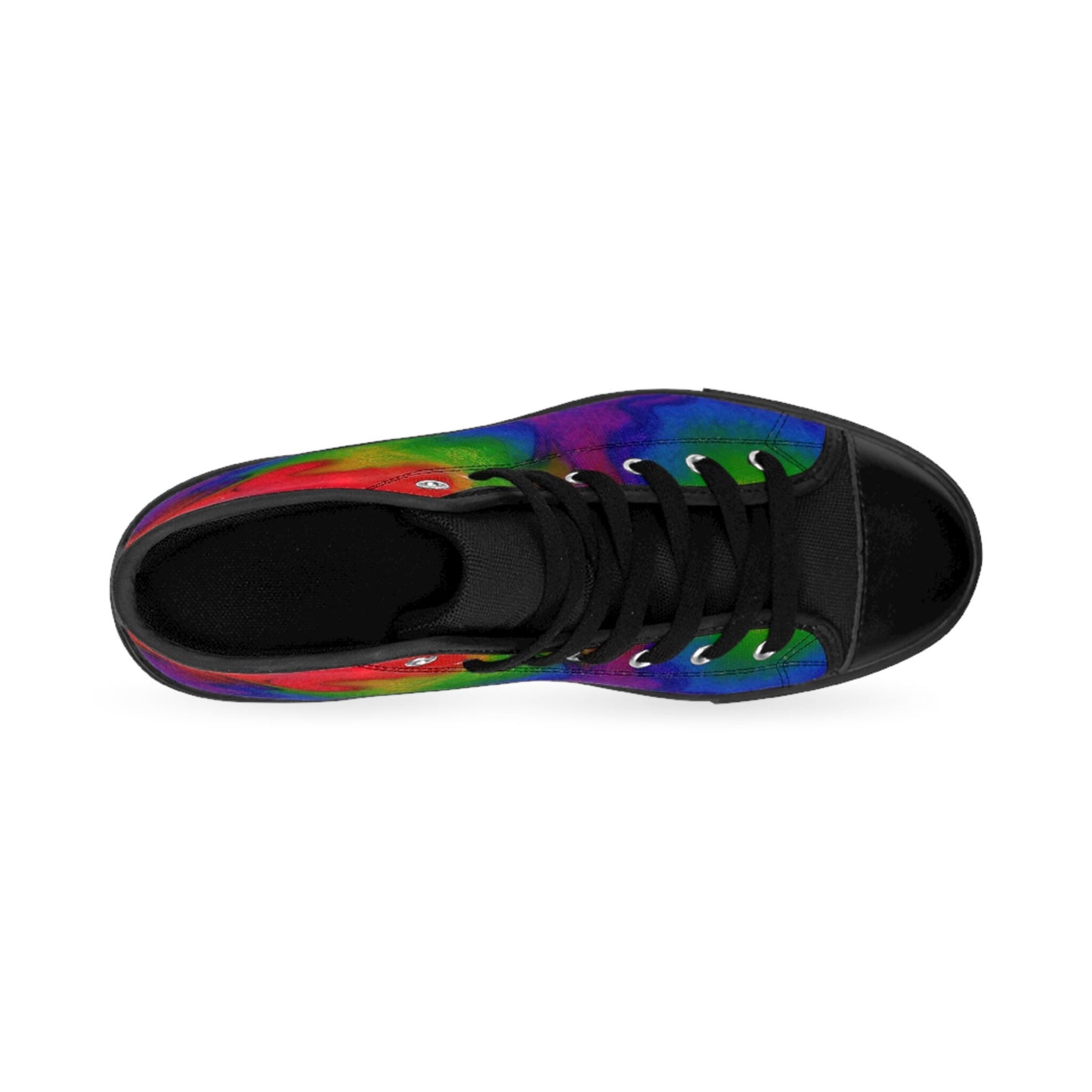 Rainbow Fire High Top Sneakers