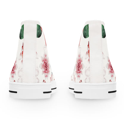 Cherry Blossom Koi Lilypad High Top Sneakers